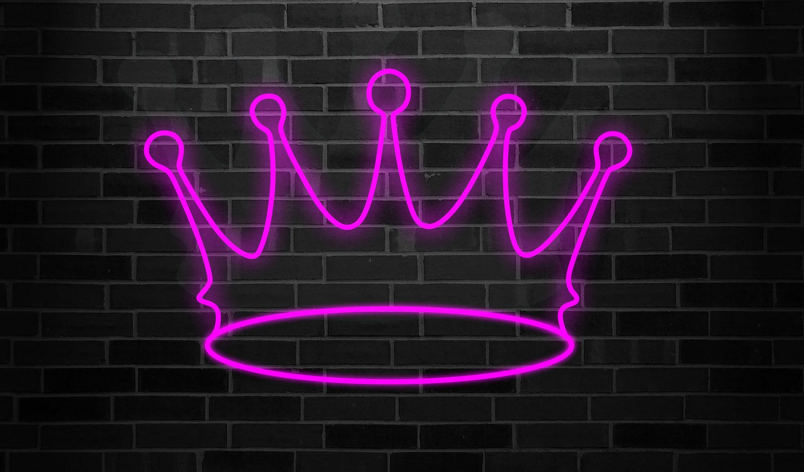 Crown Neon Sign Neon crown Custom neon sign Crown led Etsy