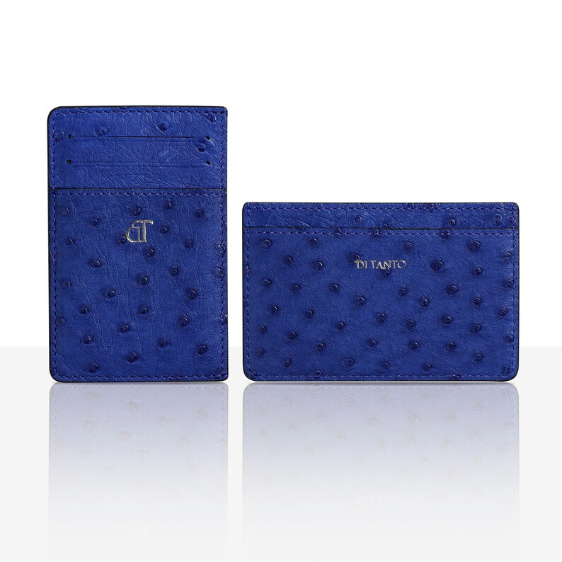 Ostrich Leather | Real Ostrich Skin | Handcrafted Ostrich Skin Card holder |  %100 Handmade Ostrich Skin | wallet | card holder