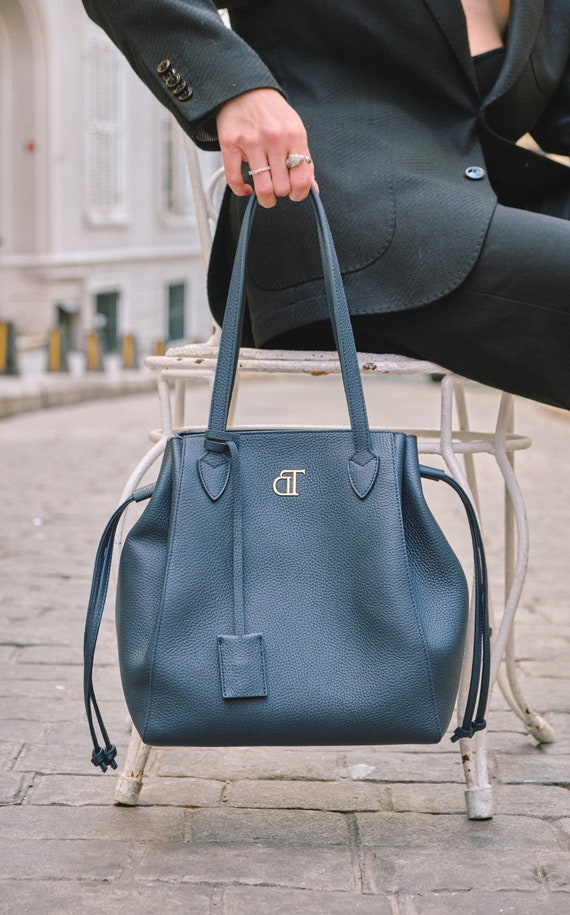 Cow top leather bag