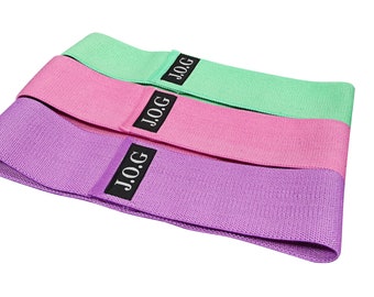 Exercise bands -3 Resistance Levels - Workout Bands for Yoga and Pilates