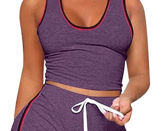 nike halter top and shorts