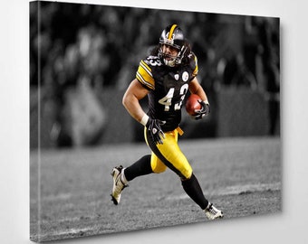 Framed Troy Polamalu Sports Illustrated Cover Crunch Time Pittsburgh Steelers Autograph Promo Print