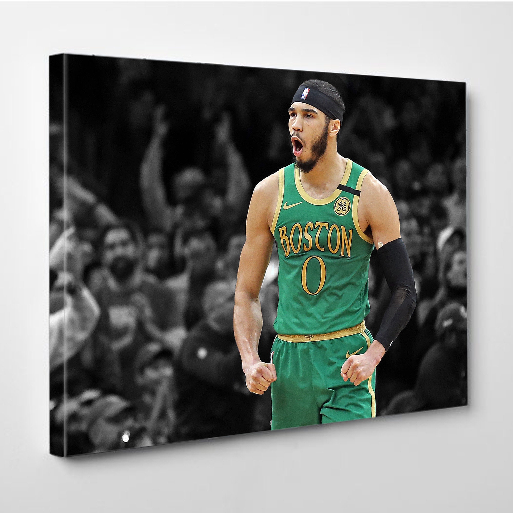 Jayson Tatum Canvas Wall Art Basketball Sports Canvas Prints Etsy