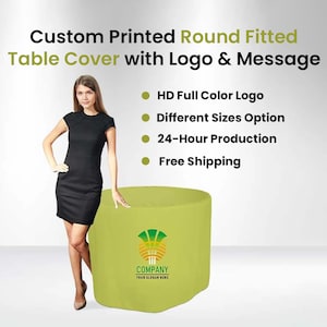 Round Fitted Table Covers