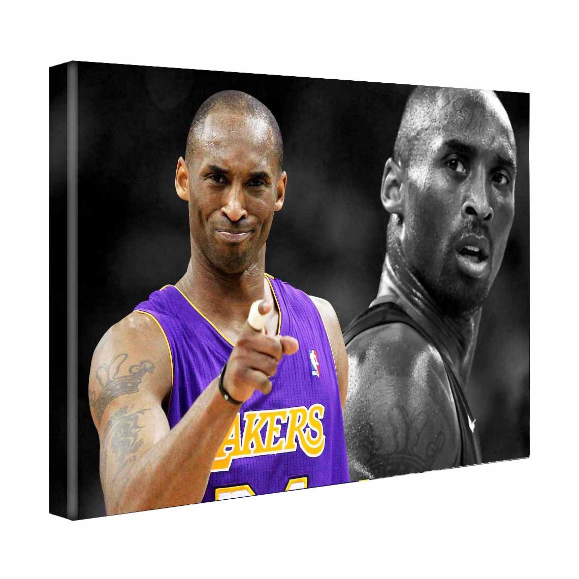 Kobe Bryant Canvas Frame Kobe Bryant canvas wall artAcrylic Etsy