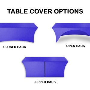 Custom Logo Spandex Stretched Tablecloth: Trade Show Event Table Cover ...