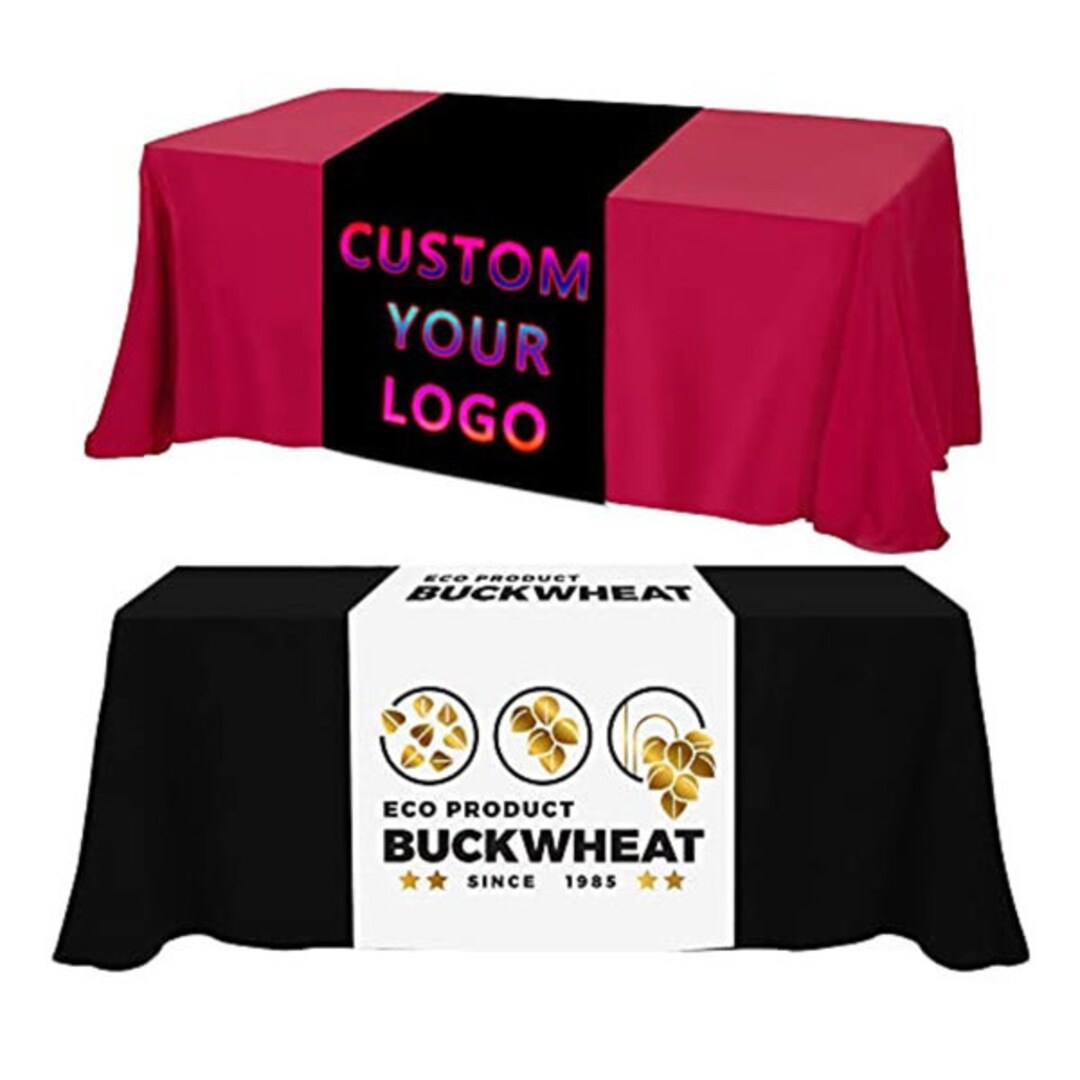 Custom Logo Table Runner, Custom Table Runner With Your Logo and