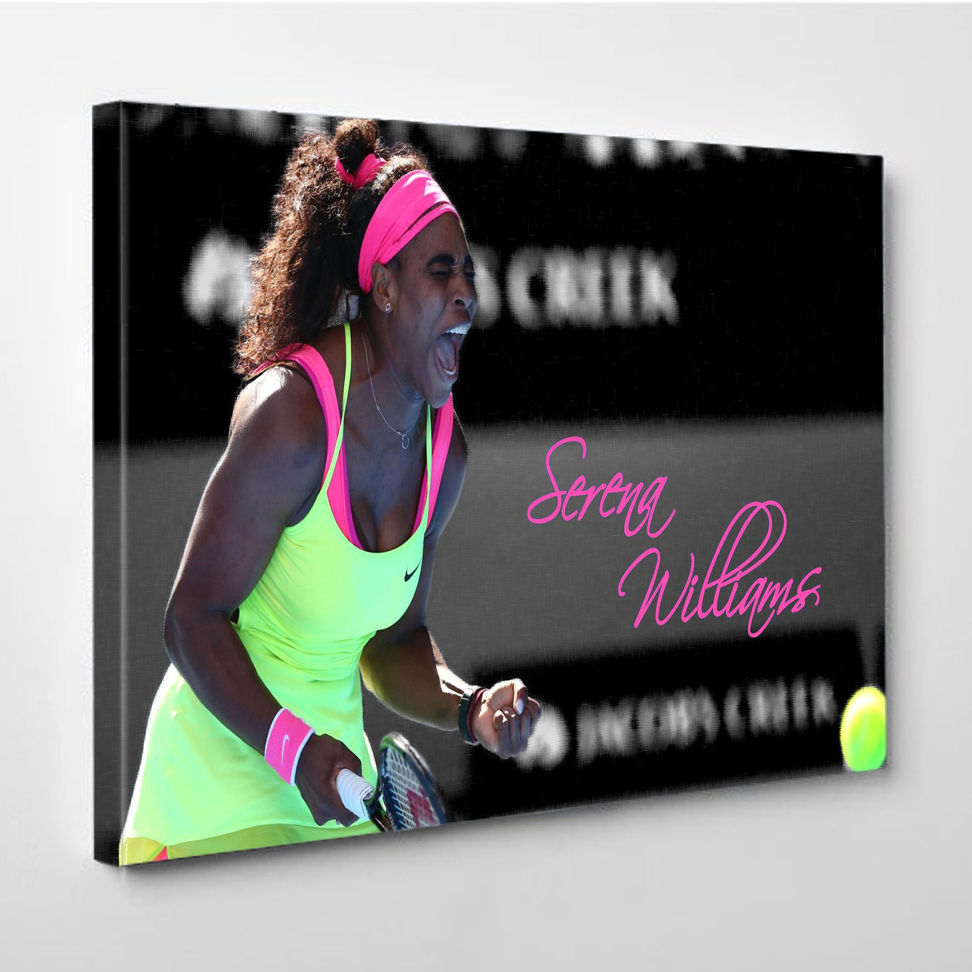 Serena Williams Canvas Wall Art Tennis Poster Canvas Art Etsy serena-williams-canvas-wall-art-tennis-poster-canvas-art-etsy