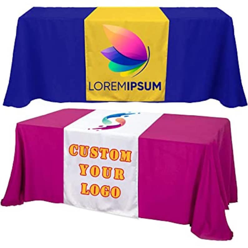 Custom Logo Table Runner Custom Table Runner With Your Logo Etsy