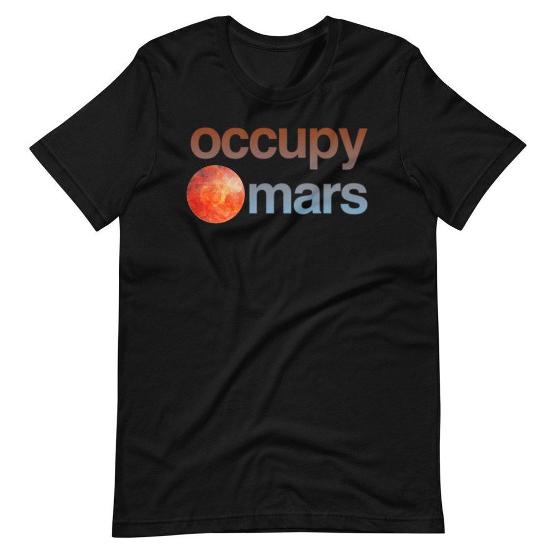Elon Musk Occupy Mars Tshirt SpaceX Shirt Space Tee NASA Etsy France