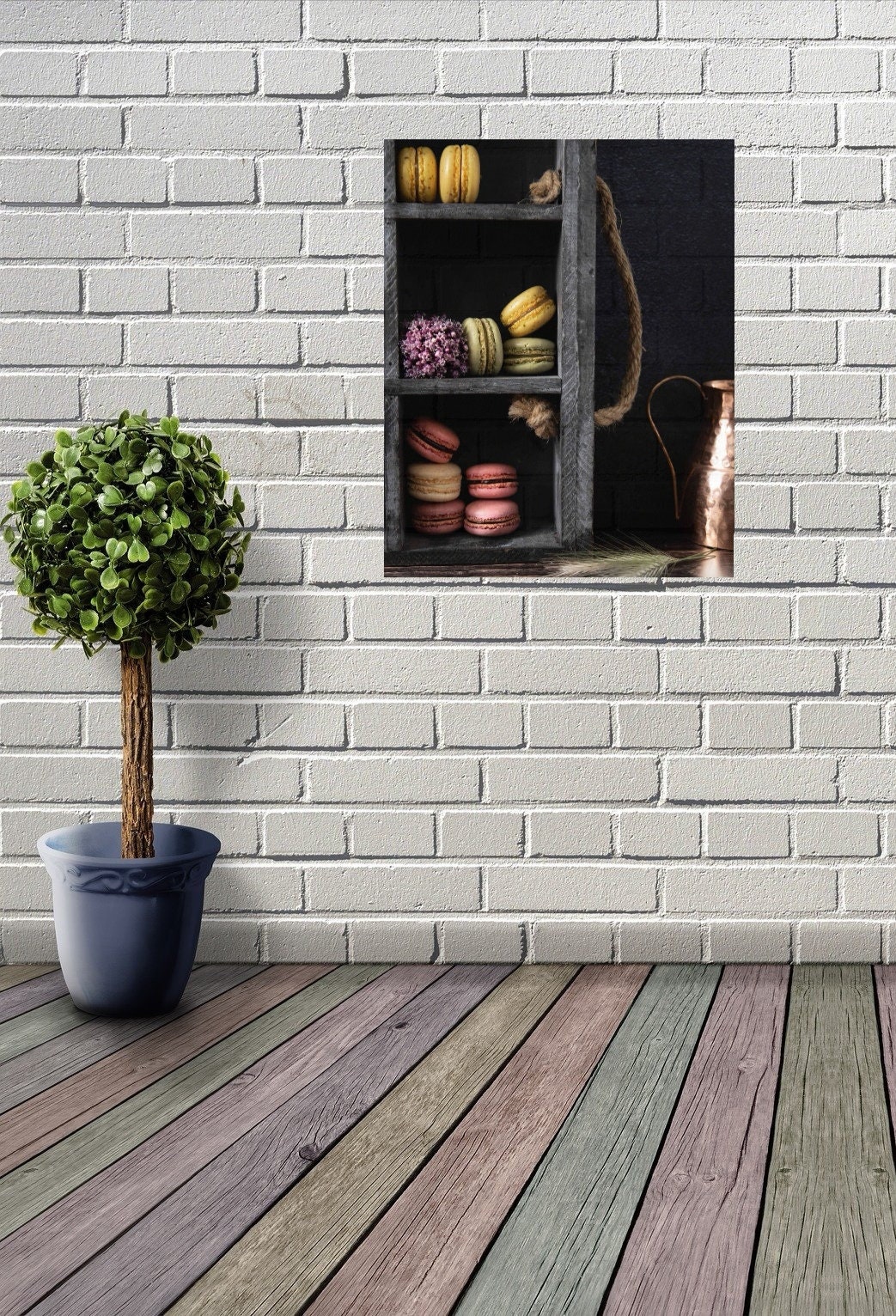 Toile Photo Macarons