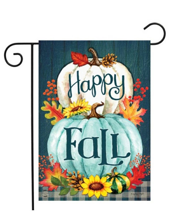 Happy Fall Pumpkins Thanksgiving Autumn Flag Garden Flags Yard - Etsy