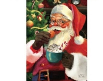 Tis The Season Christmas House Flag Santa's Elf 28" x 40" Briarwood Lane 