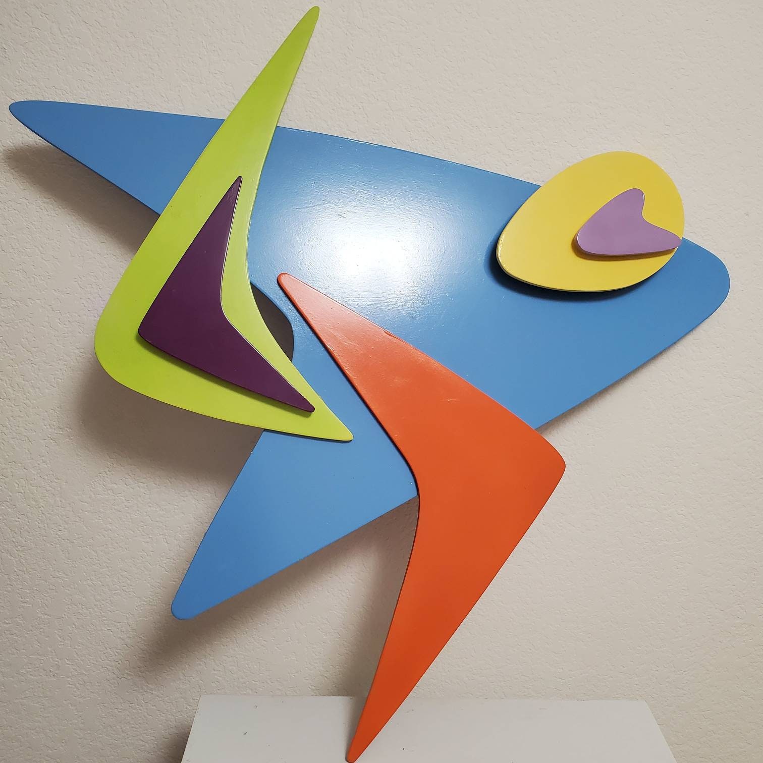 Mid Century Modern Wall Sculpture Etsy