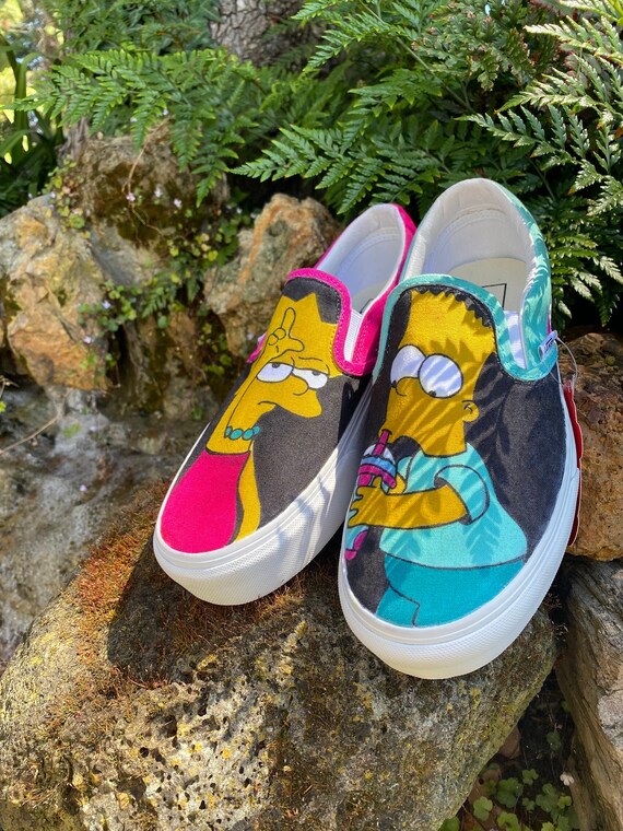 custom vans simpsons