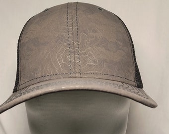 Blank Dri Duck Territory, Charcoal with black mesh snap-back closure, structured, 6 panel, Trucker cap