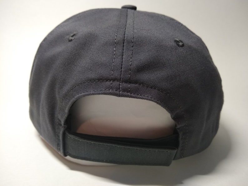 Bull Fighter Silhouette on Charcoal cap with full back flat visor