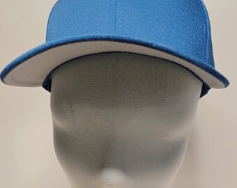 Flexfit blank Royal Blue with curved visor is extremely comfortable popular cap. Have Youth, Adult S/M and L/XL sizes in this color.