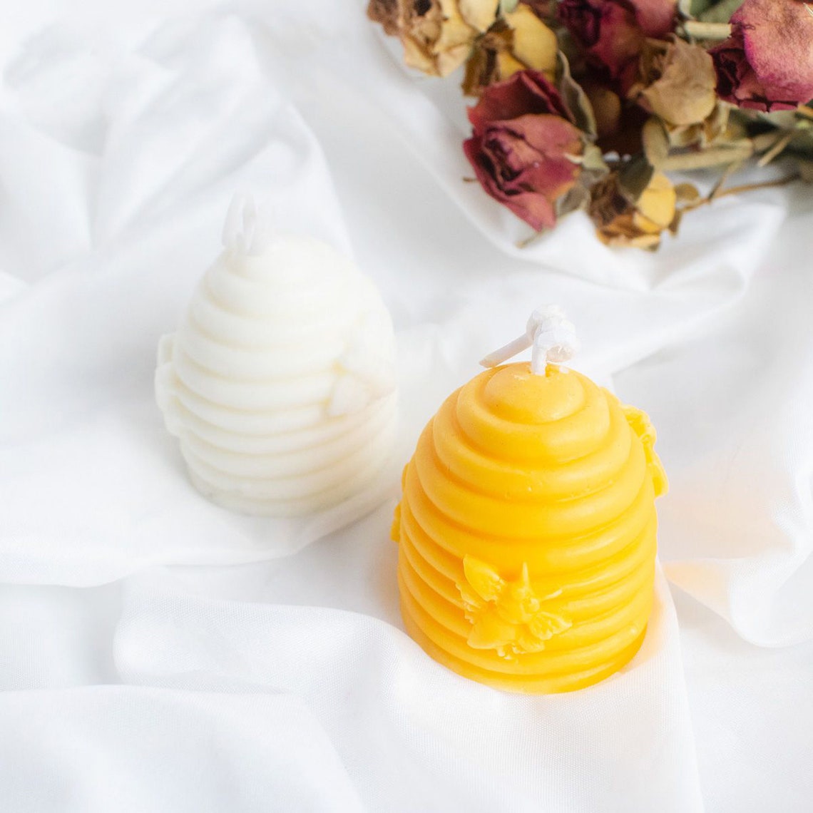 Bee Candle Molds Beehive Silicone Pillar Mold For Etsy