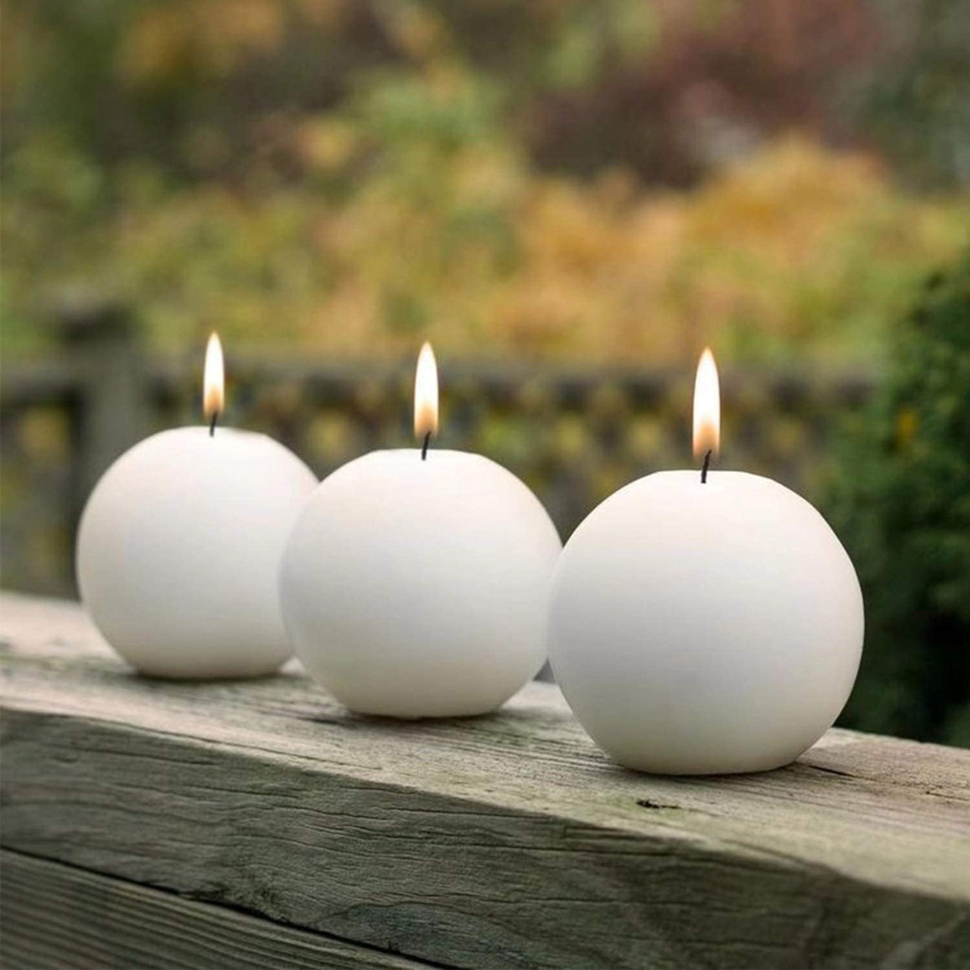 Sphere Candle Molds Clear Plastic Spheres Pillar Candles Etsy