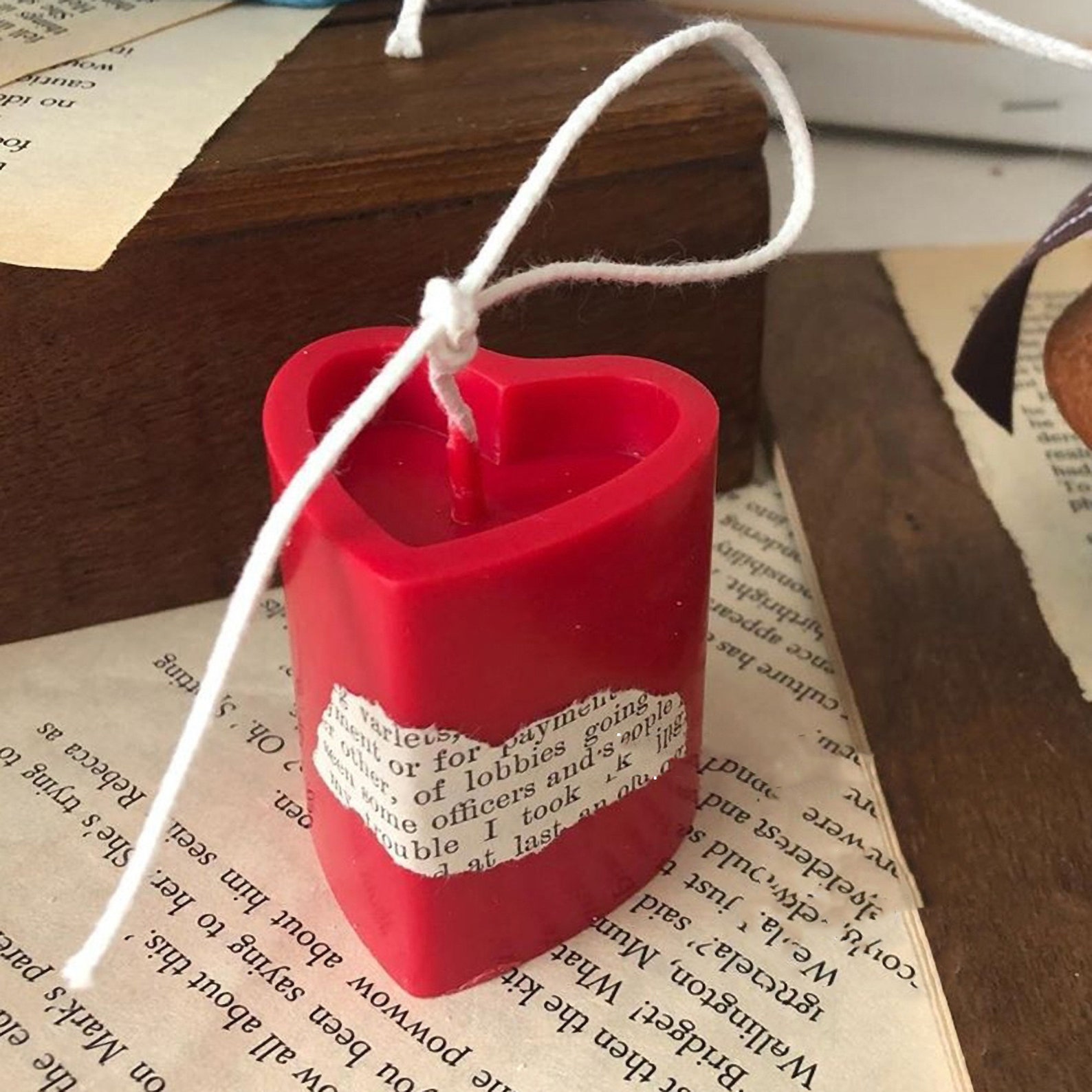 Heart Shape Candle Molds Plastic Pillar Candles Crayon Etsy