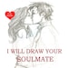 I Will Draw & Describe Soulmate in 9 Hours, Draw My Soulmate, Artistic Psychic, Love Reading, Psychic Artist, Soulmate Drawing 