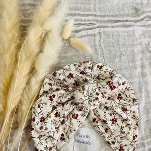 Handmade flowered baby turban hat image 4