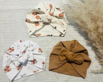 Handgefertigter Turban für Babys, Kinder und Erwachsene