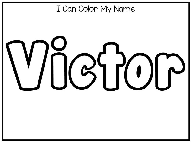 20 Printable VICTOR Name Tracing Worksheets and Activities. No | Etsy