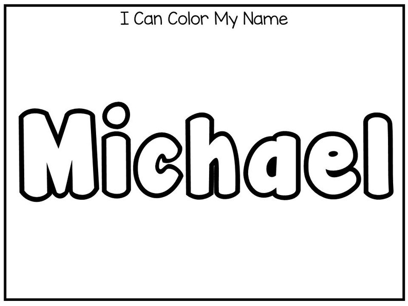 20 Printable MICHAEL Name Tracing Worksheets and Activities. Etsy