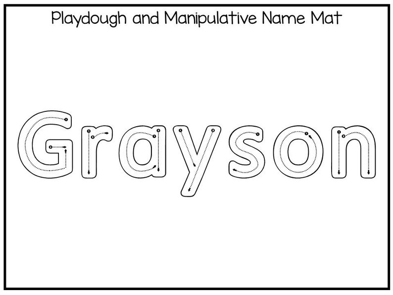 20 Printable GRAYSON Name Tracing Worksheets and Activities. | Etsy