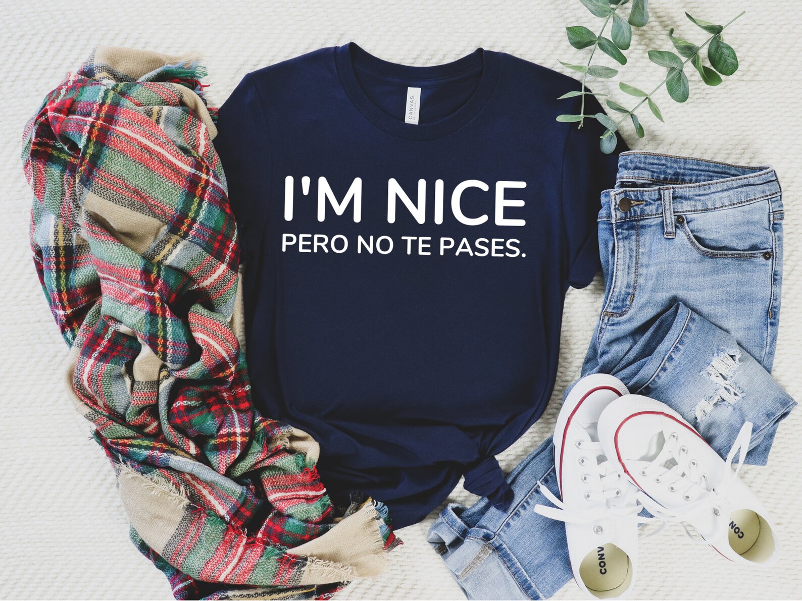 I'm Nice Pero No Te Pases Shirt Puerto Rican Sayings Etsy