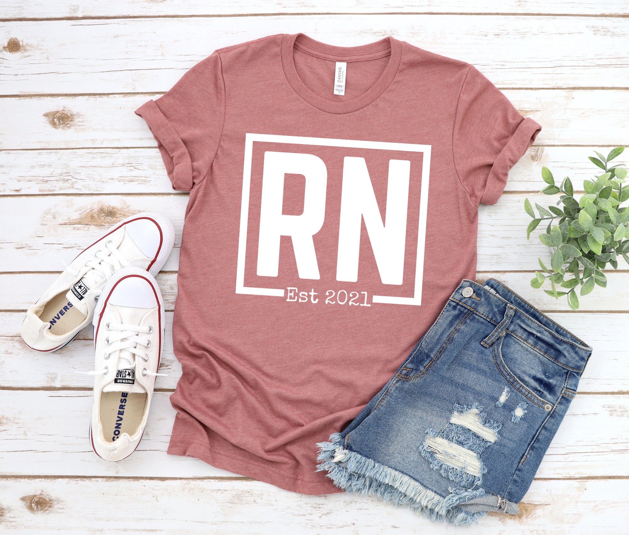 RN Nurse Shirt Registered Nurse Shirt Nursing School Shirt Etsy