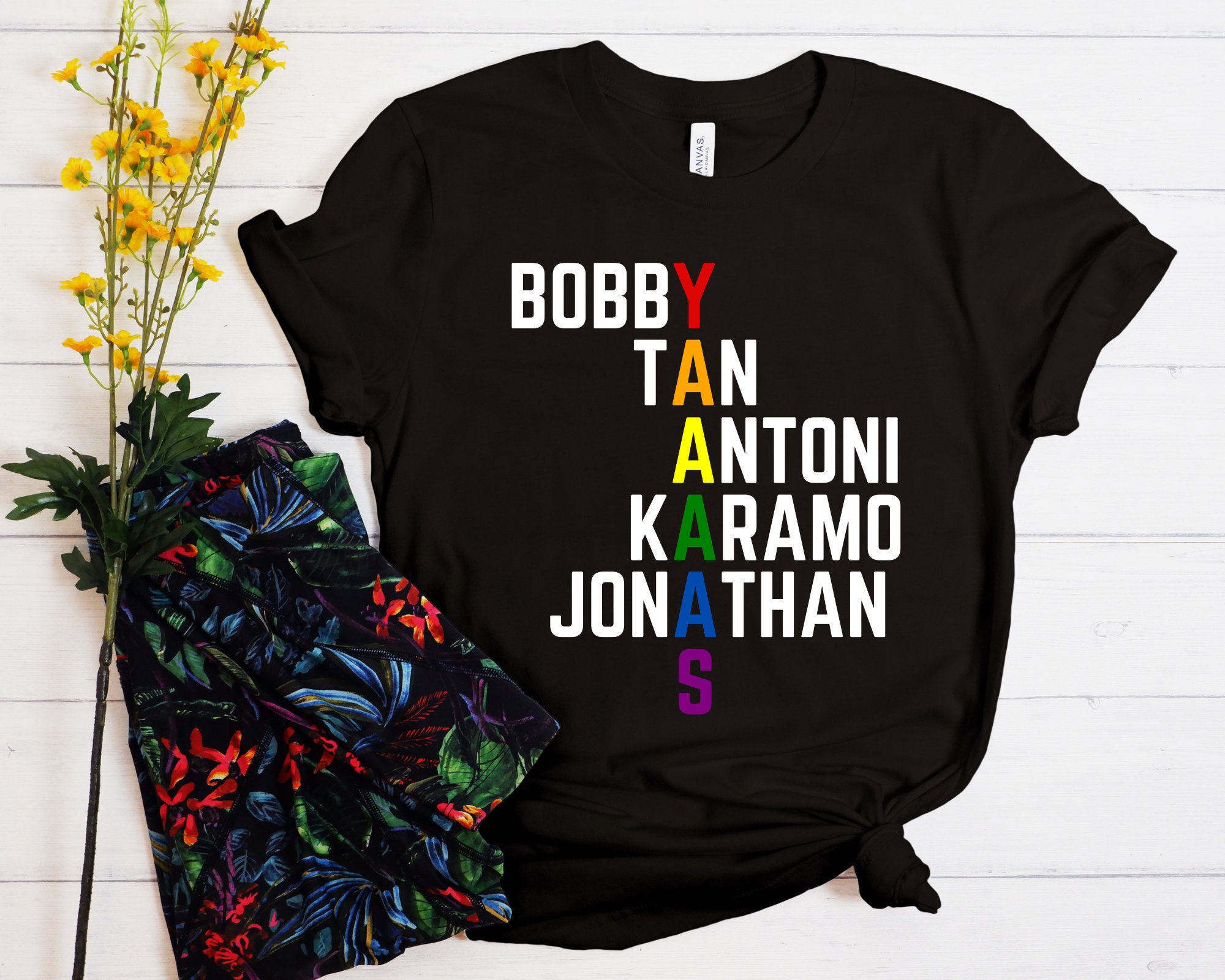 Womens/Antoni Bobby Karamo Struggs to Func Shirt/Queer Eye T-Shirt/Jonathan Van Ness Tee/Fab Five Shirt/Unisex Mens 