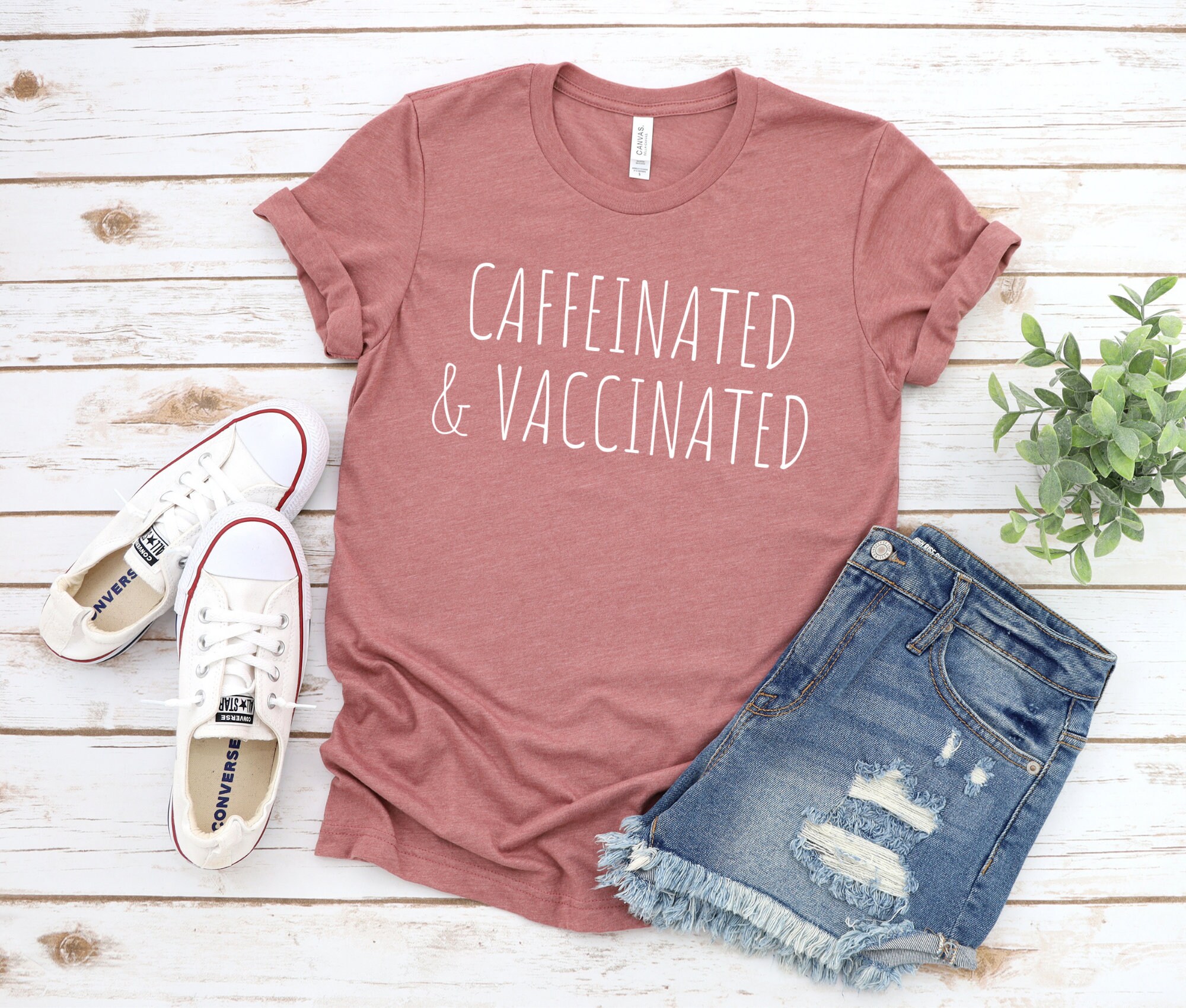 Caffeinated and Vaccinated Shirt 