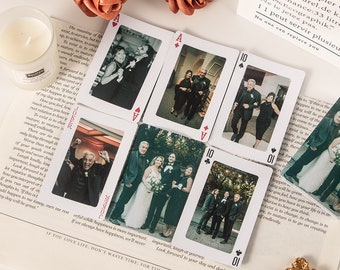 Personalized Couple’s Playing Cards, Wedding Guestbook Cards, Wedding Playing Cards, Bridal Shower Favor, Anniversary Gift, Wedding Gift