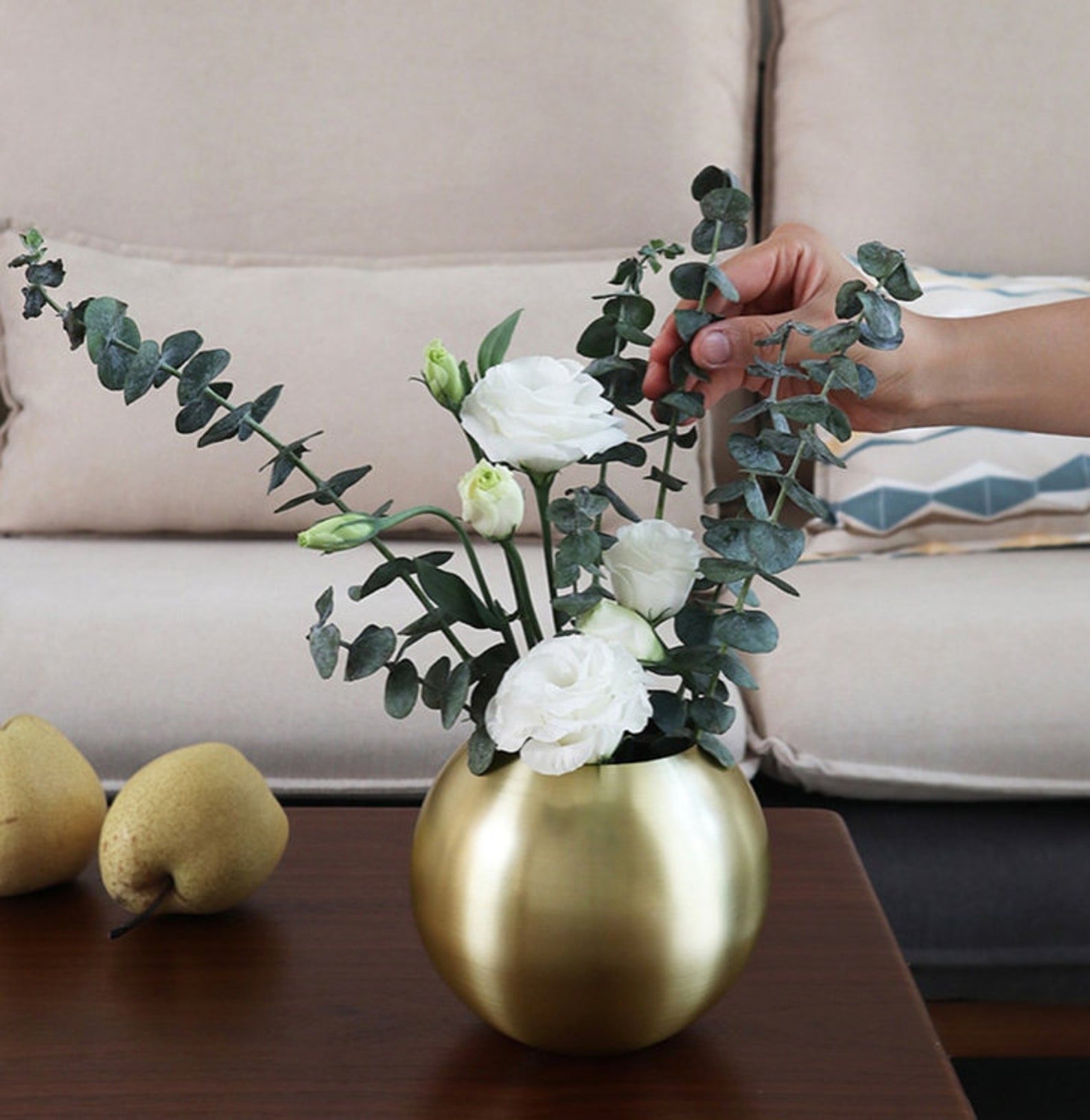 Stainless Steel Vase Unbreakable Metal Flower Vase Home Living Etsy