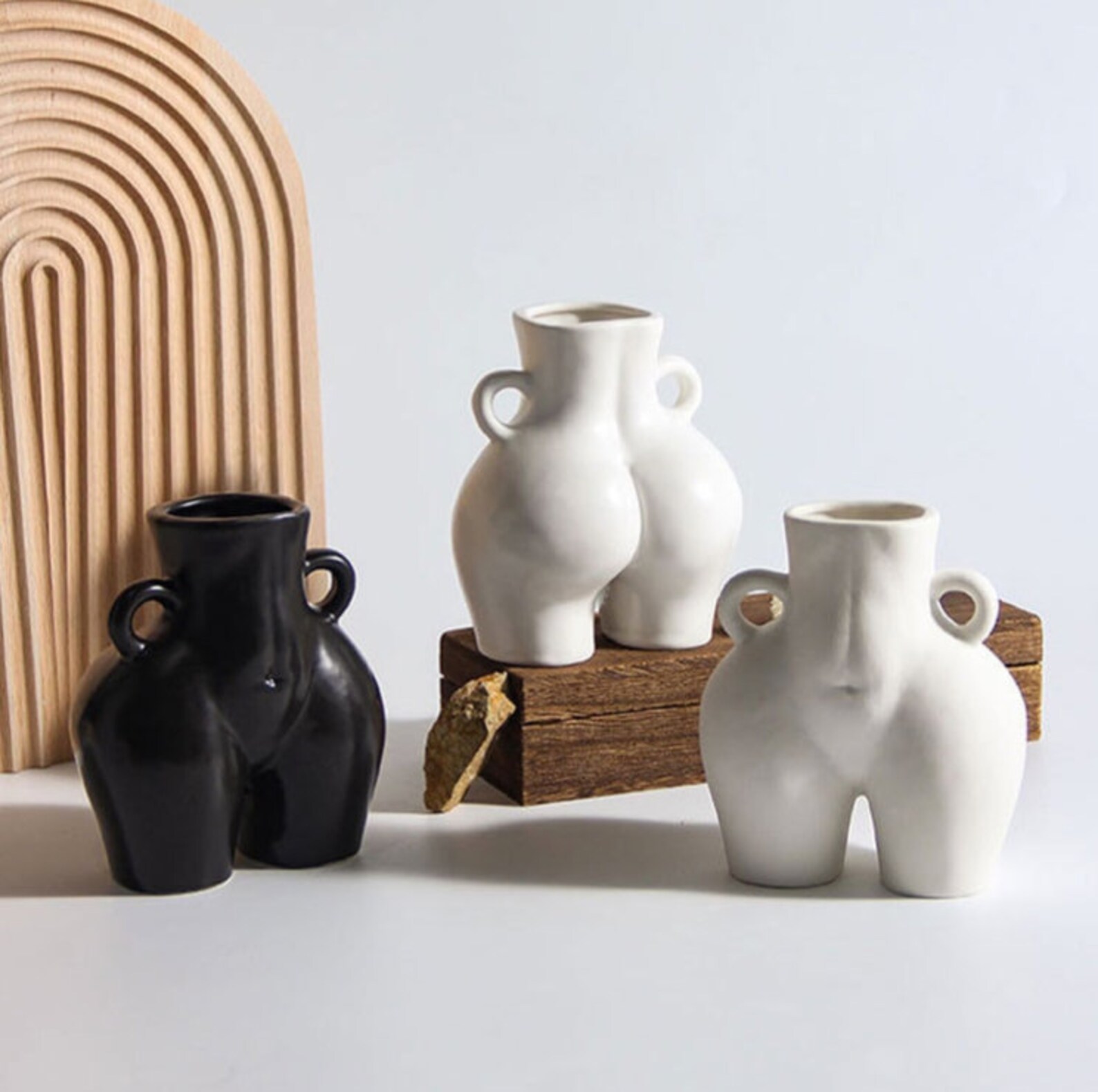 Human Body Vase Torso Vase Ceramic Butt Vase Chest Vase Etsy