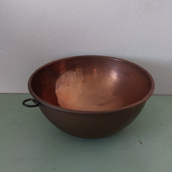 Copper Mixing Bowls Etsy