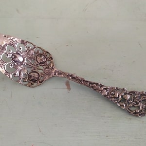 Zweedse Sterling Silver Cherubs Pastry Server Gewe Silvervarufabriken AB