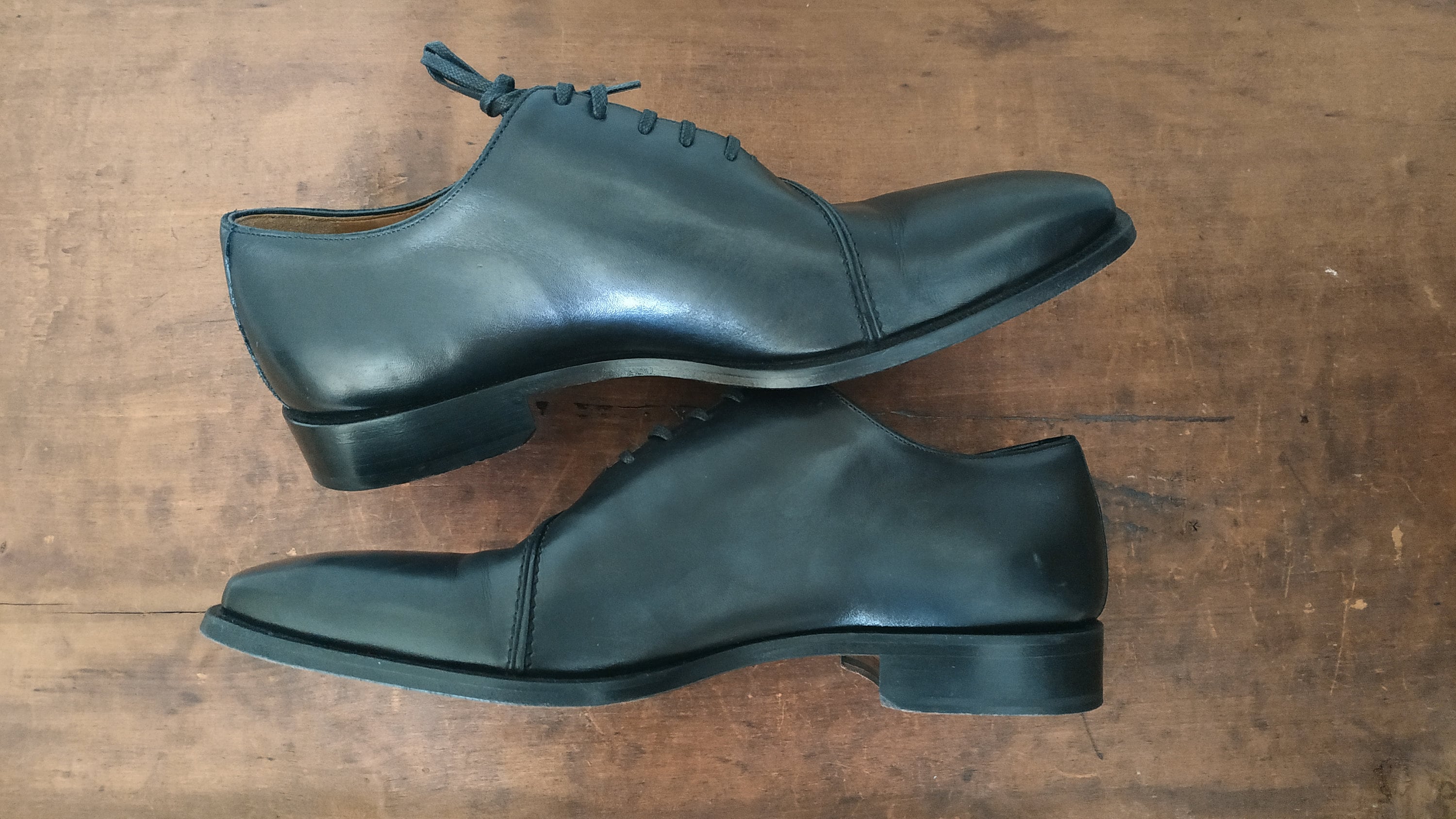 Paul Fredrick Vero Cuoio Italian All Leather Stitched Sole 