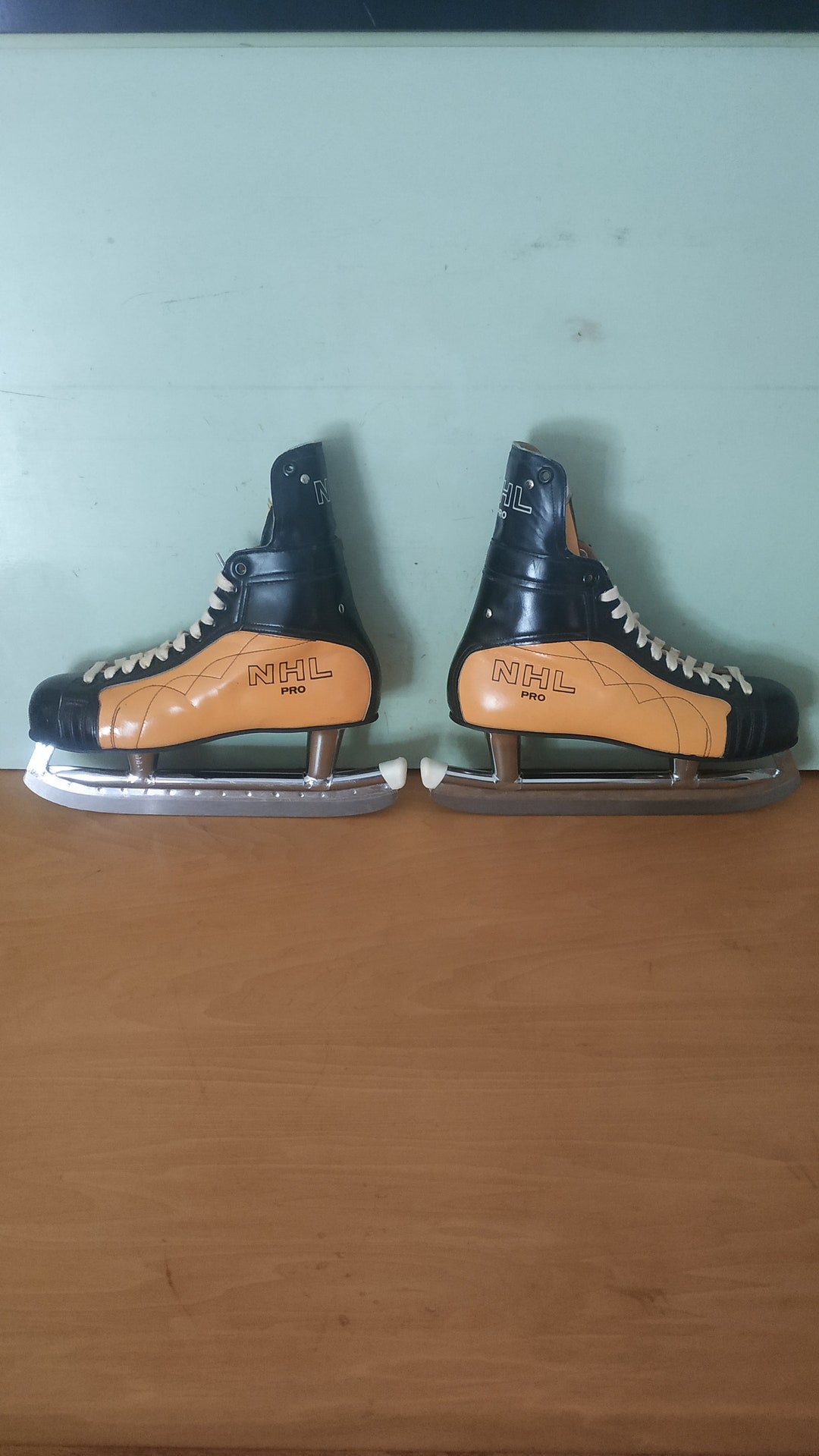Vintage NHL PRO Hockey Skates Czechoslovakia SLM Canada Blade Etsy