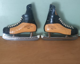 Vintage NHL PRO Hockey Skates Czechoslovakia SLM Canada Blade