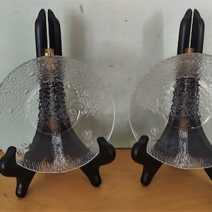 Scandinavian Art Glass Cherry Tree Dessert Bowls
