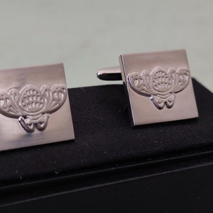 Honey Bee  Stainless Steel Cufflinks