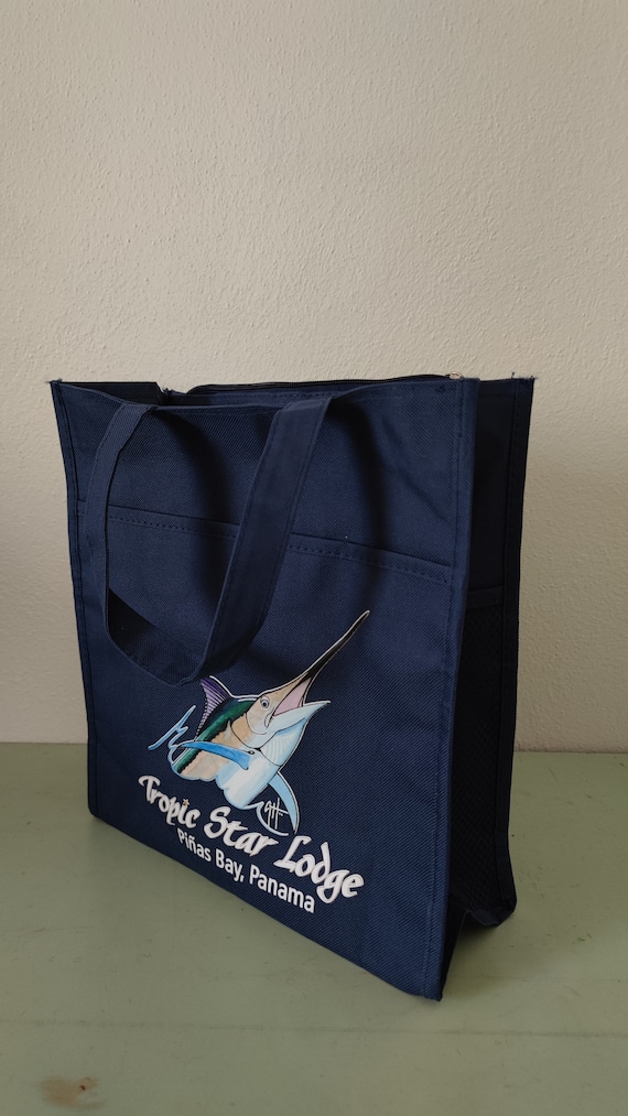 Buy Vintage Guy Harvey Sailfish Tote Bag Pinas Bay Panama Tropic Star Lodge Online in India Etsy