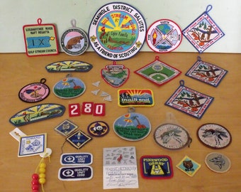 Vintage Gulfstream Council Florida Scout Badges 34 Totaal 1996-2000