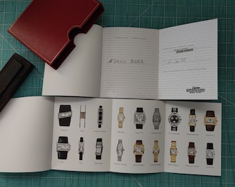 Pre-Owned Cartier Certificate Booklet and Instruction Manual PCWA 0275 and 0253