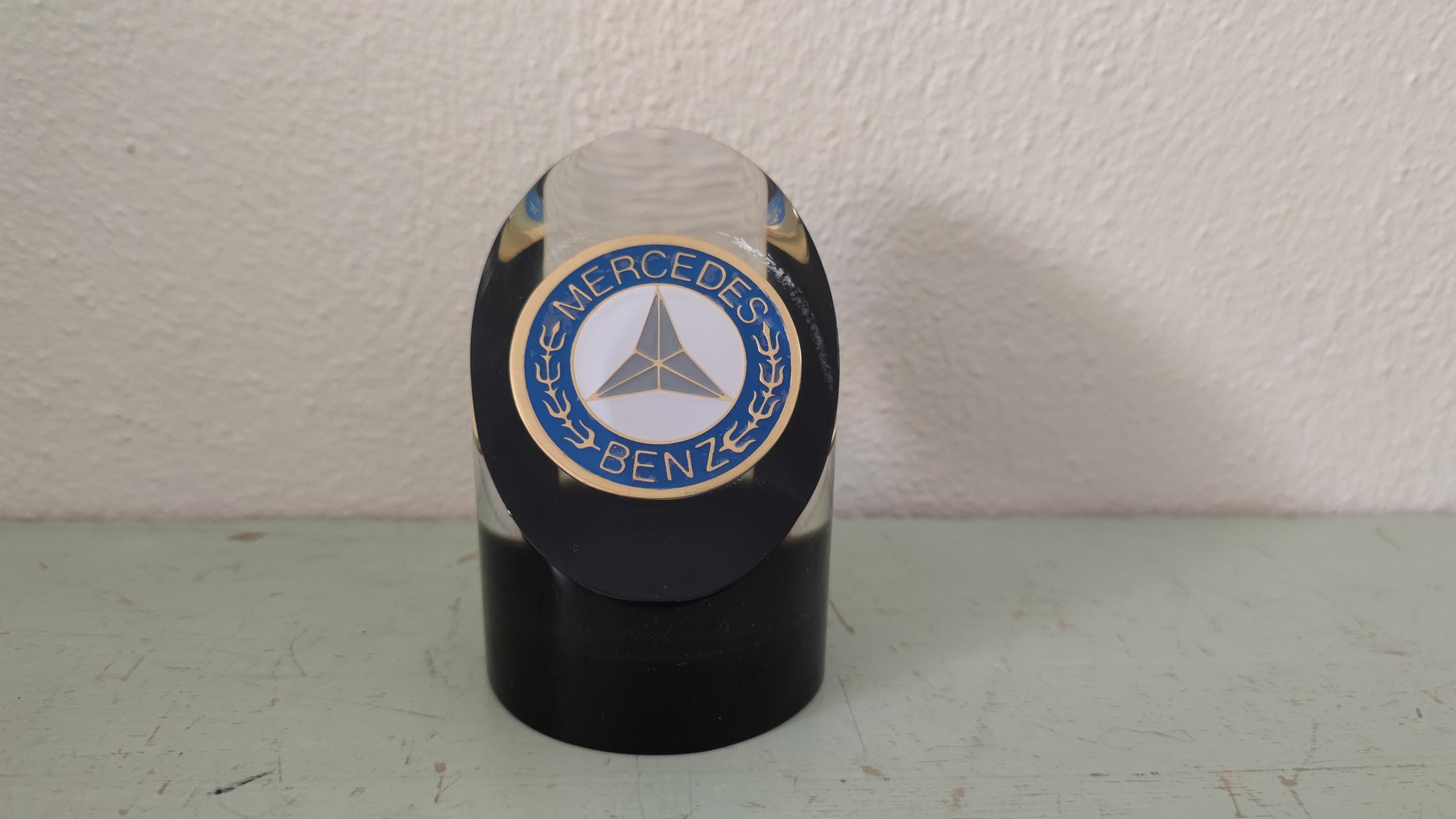 Mercedes Benz Paperweight Vintage Mercedes Benz Hood Ornament