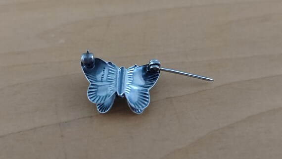 Sterling Butterfly Dimensional Double Winged Litt… - image 8